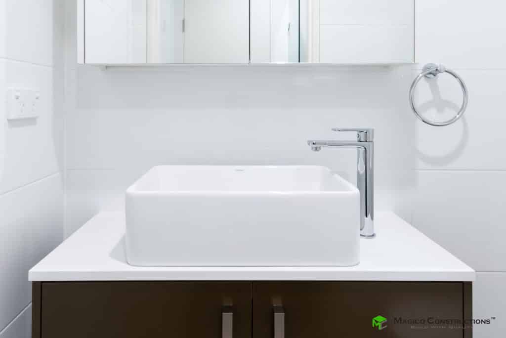 Strathfield project white sink