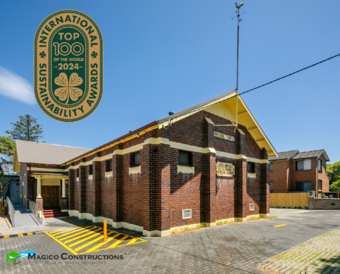 Oatley Masonic Temple-Sustainability Awards